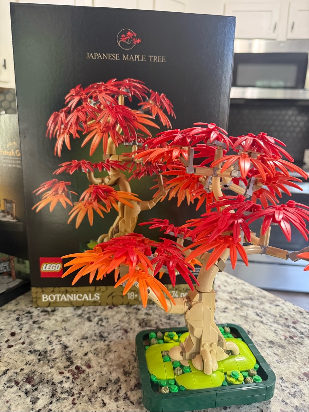 LEGO Botanicals Japanese Maple Tree 10348 Complete w/ Box & Instructions